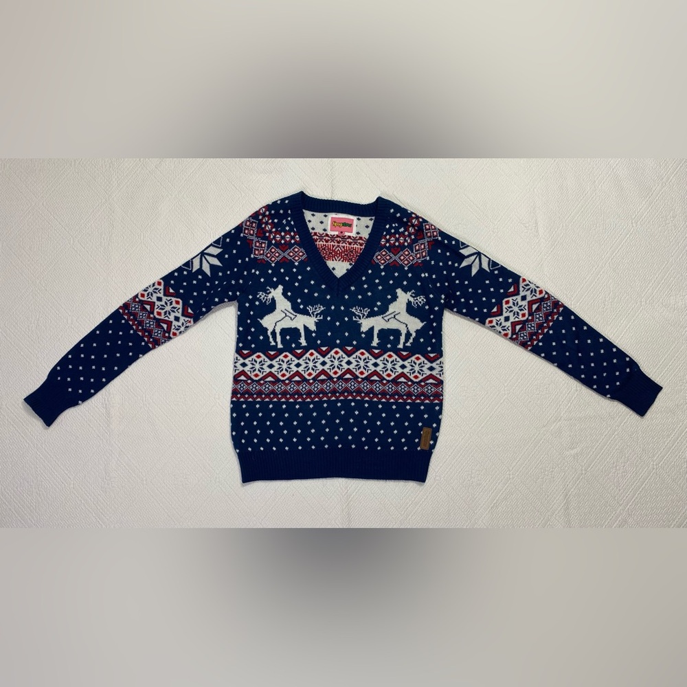 Tipsy Elves Naughty Reindeer Ugly Christmas Sweater
